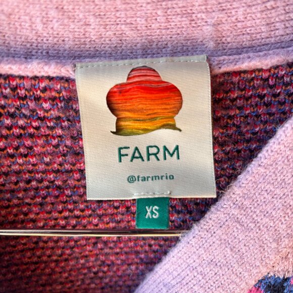 FARM Rio colorful bananas cropped cardigan - Picture 9 of 9